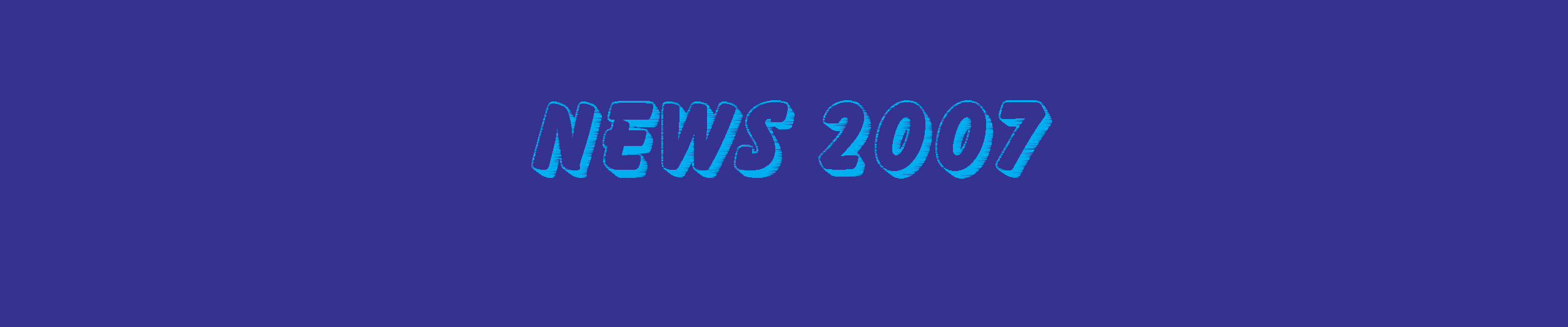 Banner News2007